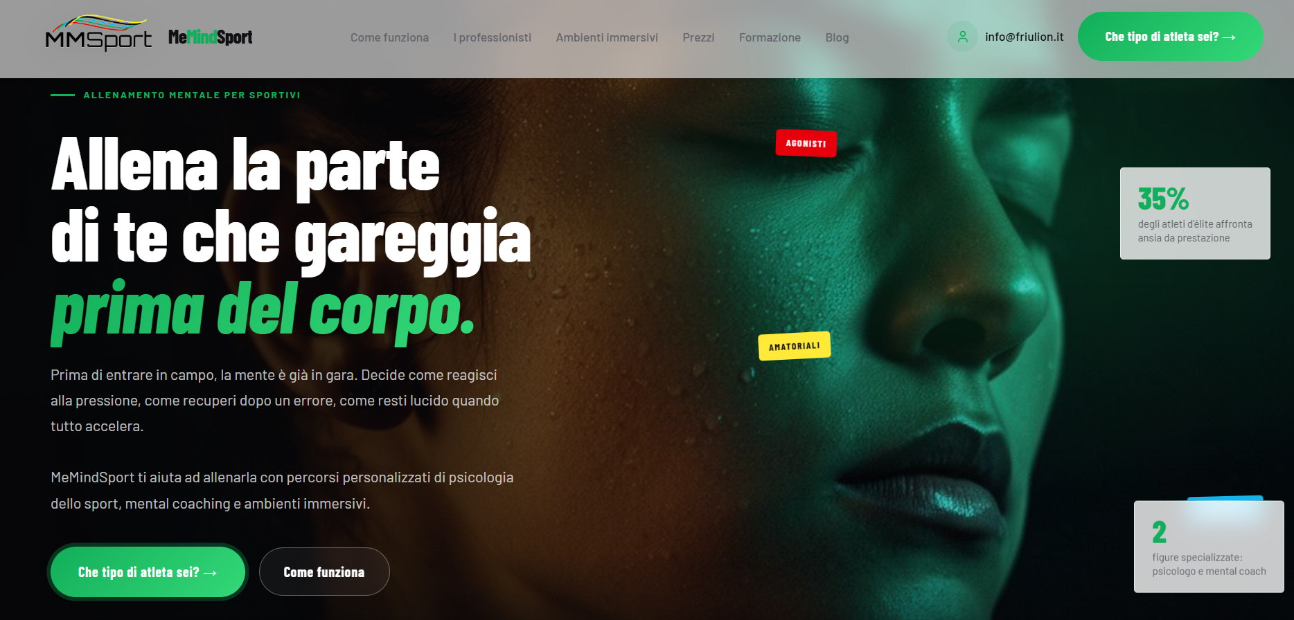MeMindSport — Allena la parte di te che gareggia prima del corpo